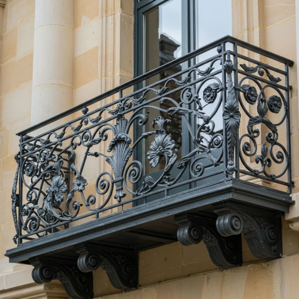 Balcony restored an refitted in Clifton, Bristol
