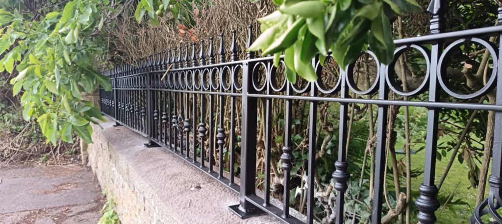Bespoke metal railings installed in Clifton, Bristol