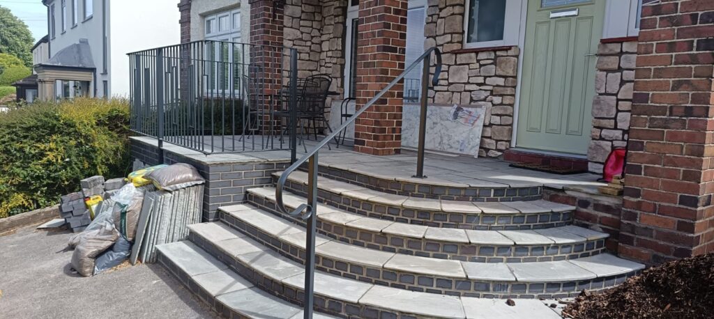 Steel handrail installed for accessibility in Bristol